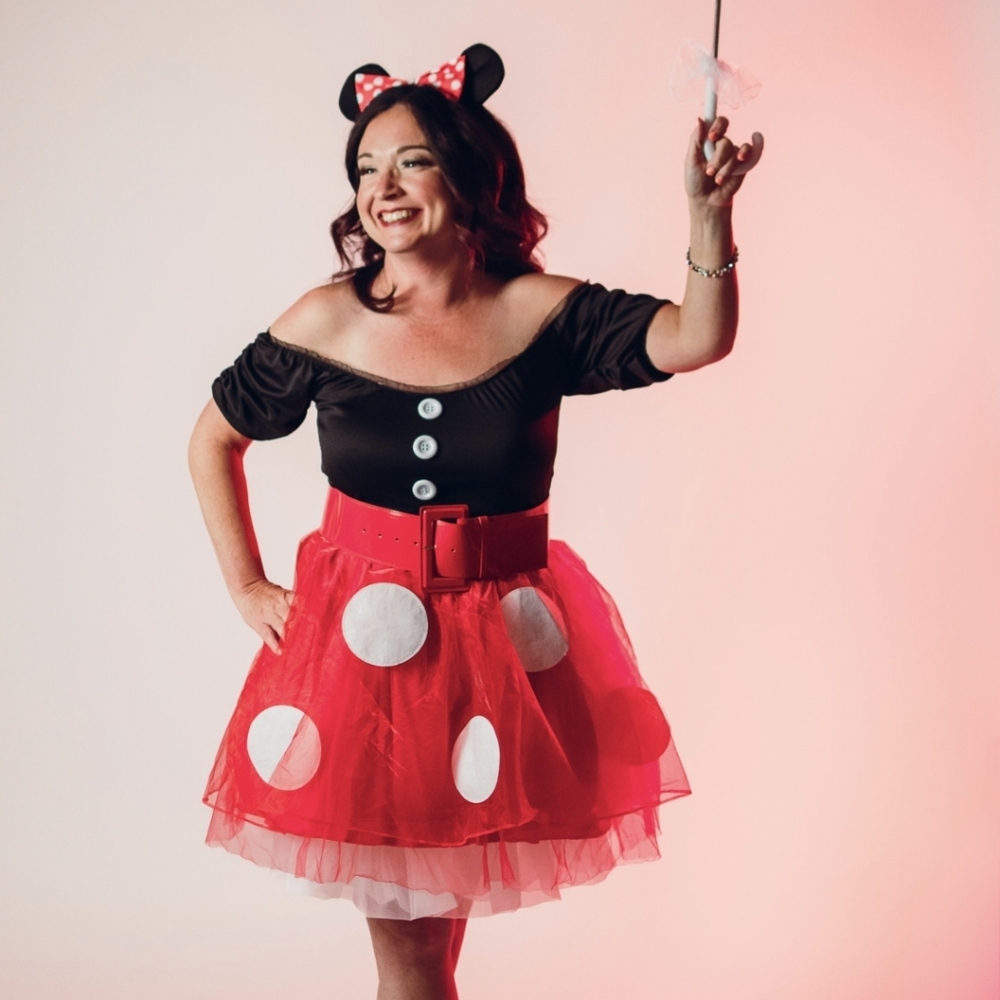 Minnie Mouse Adult Costume - LARGE